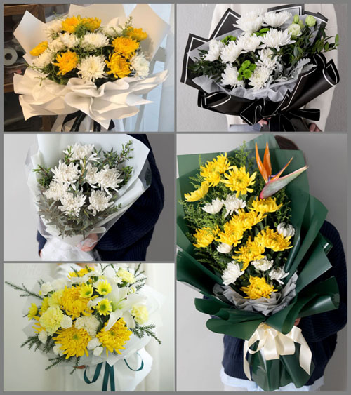 贵州铜仁市江口县双江镇黑岩村白事花束代送